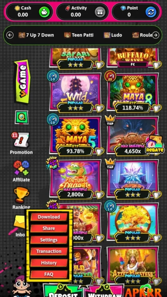 hi Baaz Game Features